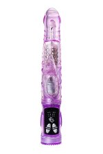 Вибратор с клиторальным стимулятором TOYFA A-Toys  High-Tech fantasy , TPE, Фиолетовый, 22 см