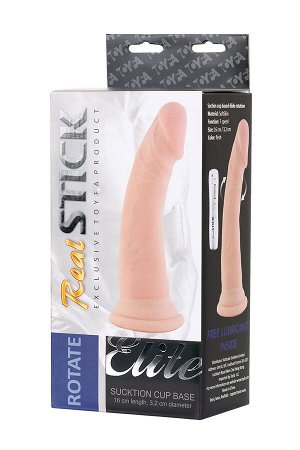 Ротатор TOYFA RealStick Elite Vincent, TPR, телесный, 18,5 см