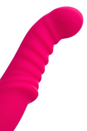 Нереалистичный вибратор A-Toys by TOYFA Capy, силикон, розовый, 17,4 см,  3,4