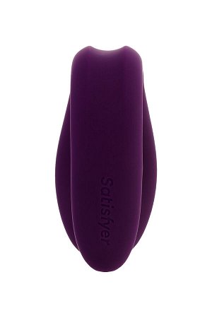 Многофункциональный стимулятор для пар Satisfyer Partner Double Joy, силикон, фиолетовый, 18 см.