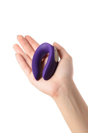 Многофункциональный стимулятор для пар Satisfyer Partner Toy REMOTE, силикон, фиолетовый, 18 см.