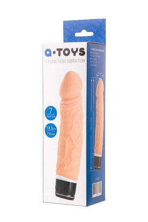 Реалистичный вибратор TOYFA  A-Toys Bolv, силикон, телесный, 19,3 см