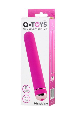 Нереалистичный вибратор A-Toys by TOYFA Mastick, ABS пластик, розовый, 18 см