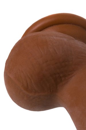 Реалистичный вибратор TOYFA RealStick Elite Mulatto, коричневый, 13 см