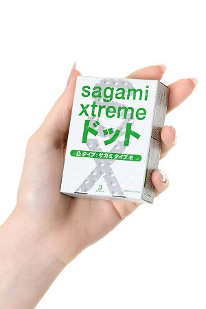 Презервативы Sagami, xtreme, type-e, латекс, 18,5 см, 5,2 см, 3 шт.