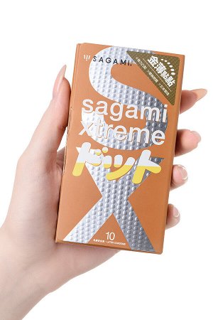 Презервативы латексные Sagami Xtreme Feel Up №10, 19 см