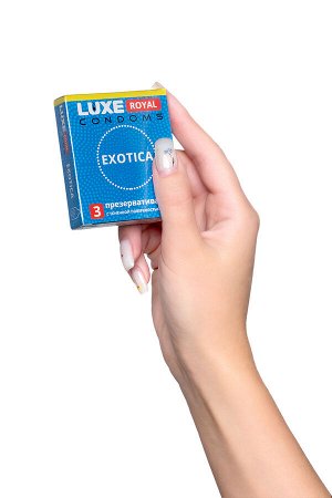 Презервативы LUXE ROYAL Exotica 3шт, 18 см