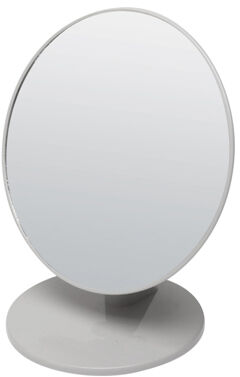Девал, Beauty MR26 Зеркало настольное, в серой оправе, пластик. подставке, 20*23.5 см., Dewal