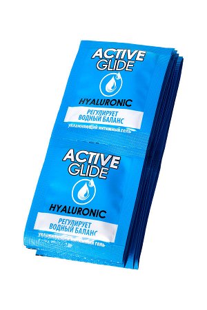 Увлажняющий интимный гель ACTIVE GLIDE HYALURONIC, 3 г 20шт в упаковке