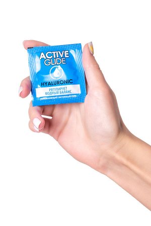 Увлажняющий интимный гель ACTIVE GLIDE HYALURONIC, 3 г 20шт в упаковке