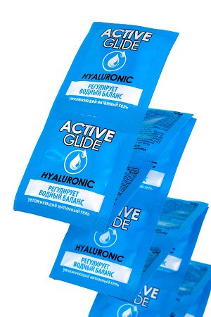 Увлажняющий интимный гель ACTIVE GLIDE HYALURONIC, 3 г 20шт в упаковке