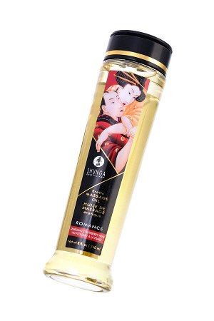 Масло массажное для тела Shunga «Романтика.Шампанское и клубника» (Romance.Sparking Strawberry)240мл