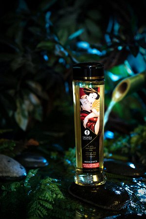 Масло массажное для тела Shunga «Романтика.Шампанское и клубника» (Romance.Sparking Strawberry)240мл