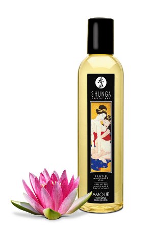 Масло массажное для тела Shunga «Сладкий лотос» (Amour Sweet Lotus), 240 мл