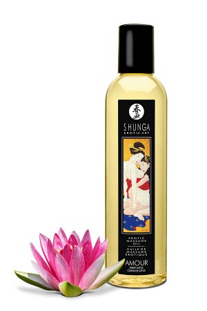 Масло для массажа Shunga Amour «Sweet Lotus», возбуждающее, 240 мл