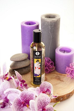 Масло массажное для тела Shunga «Инстинкт влечения.Экзотические фрукты»(Libido.Exotic Fruits), 240мл