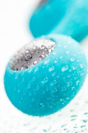 Вагинальные шарики L'EROINA by TOYFA Futa, силикон, голубой, 11 см