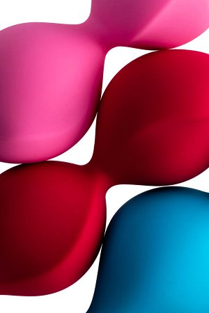Набор вагинальных шариков Satisfyer  Balls C03 Double, силикон, ассорти,  3 см.