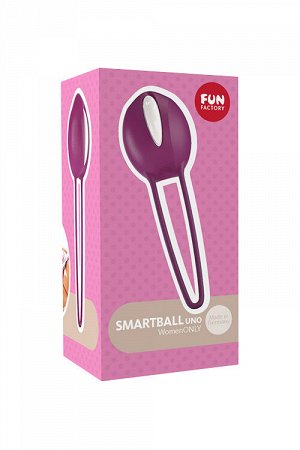 Шарик вагинальный Fun Factory SMARTBALL UNO, силикон, фиолетовые, 11 см