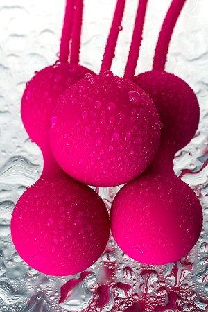 Набор вагинальных шариков A-Toys by TOYFA Redvil, силикон, розовые, 3 шт