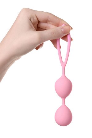 Вагинальные шарики A-Toys by TOYFA Rai, силикон, пудровый розовый, 17 см