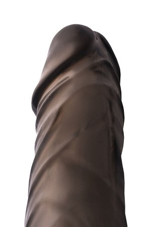 Насадка на пенис с дополнительной стимуляцией XLover by TOYFA, TPE, черный прозрачный, 15 см