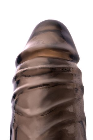 Насадка на пенис XLover by TOYFA для увеличения размера, TPE, черный прозрачный, 15,5 см