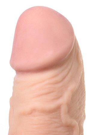 Насадка на пенис с дополнительной стимуляцией XLover by TOYFA, TPE, телесный, 16,8 см