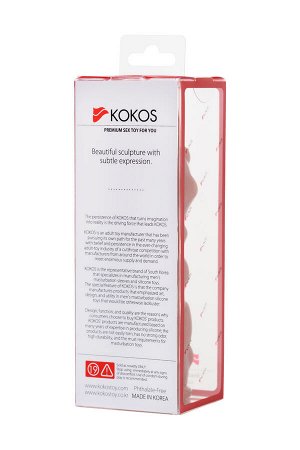 Насадка реалистичная KOKOS EXTREME SLEEVE 11-M с дополнительной стимуляцией, TPE, телесная, 14.7 см