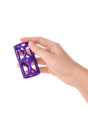 Насадка на пенис TOYFA A-Toys, силикон, фиолетовый, 7,5 см