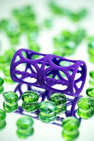 Насадка на пенис A-Toys by TOYFA Myri, силикон, фиолетовый, 7,5 см