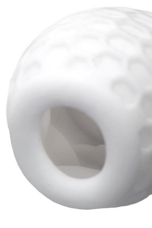 Мастурбатор A-Toys Pufl, ТРЕ, белый, 6 см,  2,7 см