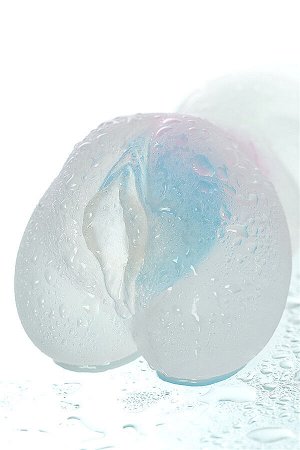 Мастурбатор реалистичный TOYFA Juicy Pussy Crystal Wave, TPE, 13,5 см