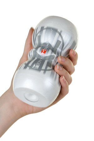 Мастурбатор нереалистичный MensMax Smart, TPE, белый, 14,5 см