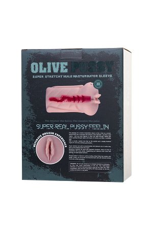 Мастурбатор реалистичный вагина Olive, XISE, TPR, телесный, 16.4 см.