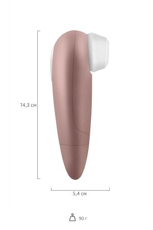 Вакуум-волновой бесконтактный стимулятор клитора Satisfyer 1 NG, ABS пластик, розовый, 14 см.