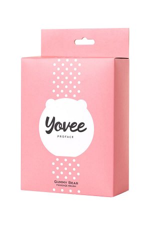 Массажер для лица Yovee Gummy Bear, розовый
