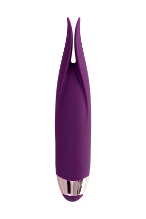 Вибростимулятор L'Eroina Flo, силикон, фиолетовый, 18,5 см