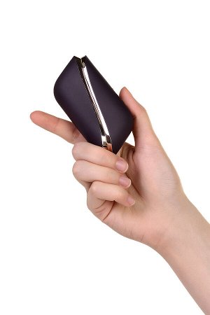 Вакуум-волновой стимулятор клитора Satisfyer Traveler, силикон, баклажан, 10,7 см
