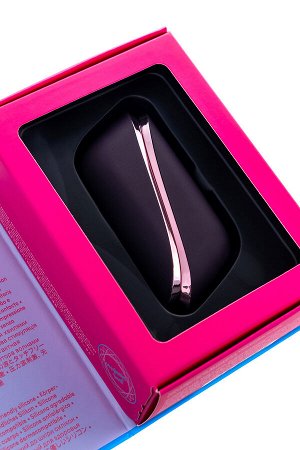 Вакуум-волновой стимулятор клитора Satisfyer Traveler, силикон, баклажан, 10,7 см