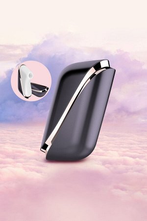 Вакуум-волновой стимулятор клитора Satisfyer Traveler, силикон, баклажан, 10,7 см