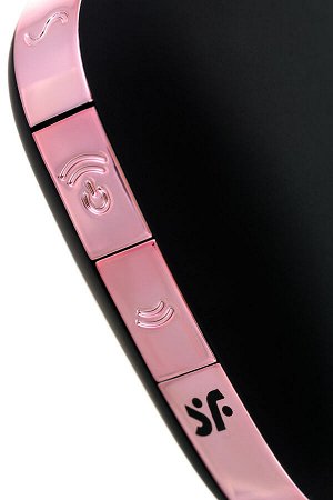 Вакуум-волновой бесконтактный стимулятор клитора Satisfyer Love Triangle, силикон, черный, 8,8 см.