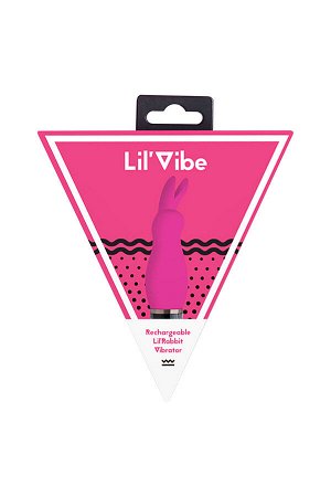 Вибратор с клиторальным стимулятором Lil'Vibe, силикон, розовый, 13 см