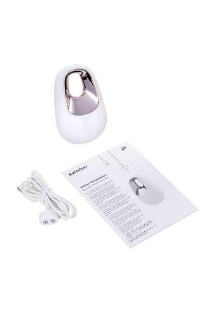 Вибромассажер Satisfyer Layon 5, White temptation, силикон, белый, 9,2 см