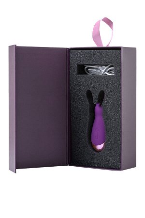 Стимулятор эрогенных зон Eromantica BUNNY, силикон, фиолетовый, 12,5