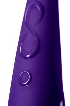 Стимулятор клитора с ротацией Zumio X,фиолетовый,ABS пластик, 18 см