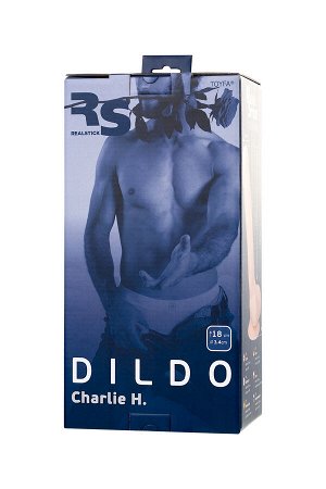 Фаллоимитатор RS Silicone Charlie H с уникальным материалом, телесный, 18 см