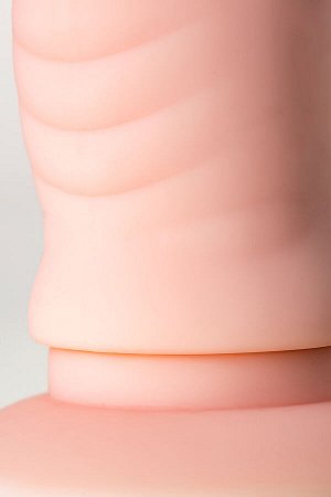Реалистичный фаллоимитатор A-toys by TOYFA Twint, силикон, телесный, 19,5 см