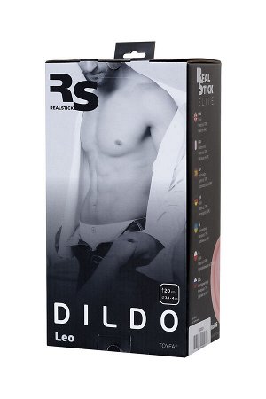 Реалистичный фаллоимитатор TOYFA RealStick Elite DILDO, TPR, телесный, 20 см