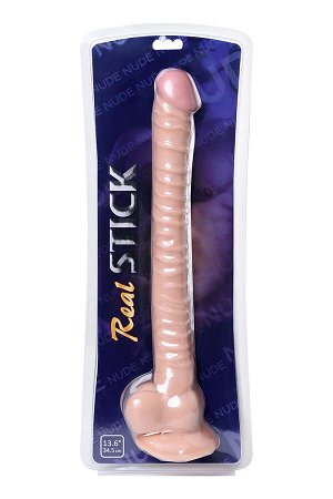 Реалистичный фаллоимитатор TOYFA RealStick Nude, PVC, телесный, 40 см